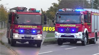 2x LF 20 + HLF 10 FF Rostock-Groß