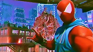 Marvel's Spider-Man Remastered: Financial District Prisoner Camp (Ben Reilly / Scarlet Spider Suit)