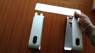 How to install Aluminum Laptop Stand for Desk Compatible ( Laptop Stand Unboxing )