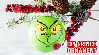 How to Make A Grinch Ornament