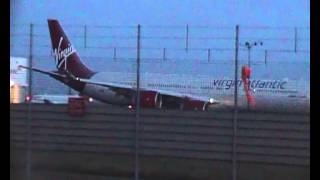 Virgin Atlantic Airbus A340-600 G-VBUG Taking Off London Heathrow Airport 27R