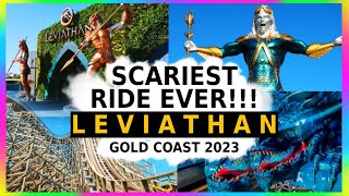 LEVIATHAN Scariest Ride Ever At Sea World - DAY 2 Gold Coast 2023