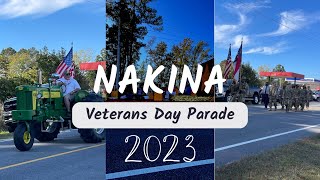 Nakina NC Veterans Day Parade 2023