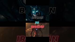 batman vs ironman #marvel #avengers #mcu #dc #batman #shorts #justiceleague