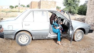 Anum dry cranking coldstarting pedal pumping an old 1987 car - battery drain