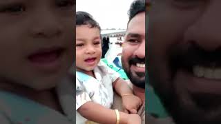 Arhu baby's cute video#manroe island#kollam #shorts#beach#baby#trending #viralvideo#growyourchannel