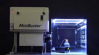 MistBuster 500 In Action  Industrial Air Cleaner