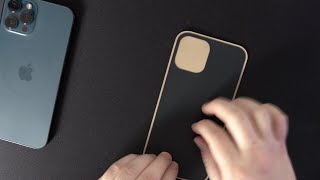 NOMAD Screen Protector and Leather Skin for iPhone 12 Line Up