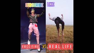 Free Fire Flip Emote In Real life 👀👀  #freefire #shortfeed #rajengamers72 #shorts