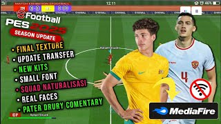 RILIS!!!  EFOOTBALL™ 25 PPSSPP LIGA EROPA & BRI LIGA 1 NEW UPDATE FINAL TEXTURE,GRAPICH HD