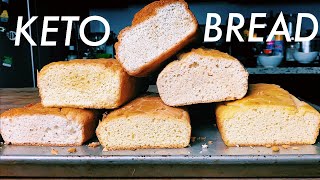 Keto Low Carb Bread recipes with no EGGY taste | Almond flour based