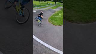 BMX Riding At The Pump Track #PumpTrack #Shorts #BMX #EnjoyTheRide