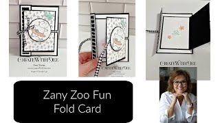 Zoo Crew Zany Zoo Fun Fold Card