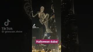 Dubai's halloween drone show was next level #shorts