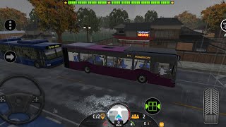 Top Bus simulator 3d rainy days/ traveling baarish/ heavy driver/ simulator top best #1 game #shorts