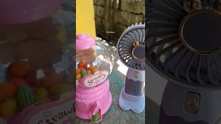 CUTE CANDY MACHINE & MINI FAN #shorts #viral