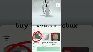 Omg 2 robux fake headless?!? #roblox #shorts #gaming #games