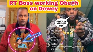 OMG😱RT Boss working obeah on dewey picture/dewey send serious thre@t to him and exp0sed him as f!sh