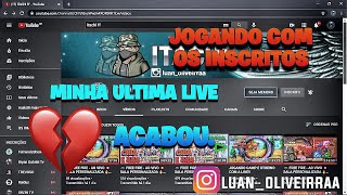 🎮 FREE FIRE - AO VIVO 💥 SALA PERSONALIZADA 🔥ULTIMA LIVE!!! | LIVE ON | REGRAS 👇🏻 #6K