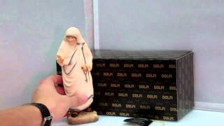 Buy Catholic Statues ~ Mother Teresa Statue Italian Carved Wood 8 inch