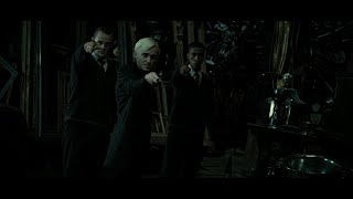 Harry confronta a Draco en la Sala de Menesteres | Harry Potter y Las Reliquias de la Muerte pt2