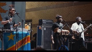 Kin'Gongolo Kiniata performs at TD London Sunfest 2024