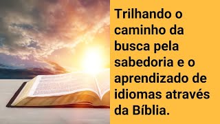 Abertura - Inglês sem Fronteiras - Ferramentas para imersão - Gênesis 1:1-15 - Estudo 0001