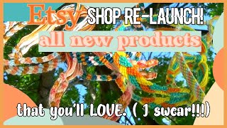 ⚠ETSY SHOP RE-LAUNCH! New exciting products coming your way! New name, new look, new MERCH! :)