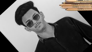 Charcoal drawing | Drawing of my lil Brother | Portrait Drawing