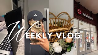 Vlog! Packing LULULEMON Bag, Easter Finds, WFM, Creating Content