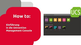 Einführung in die Univention Management Console