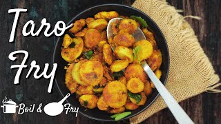 Taro roots fry | Arbi Fry | Chemadumpala Fry