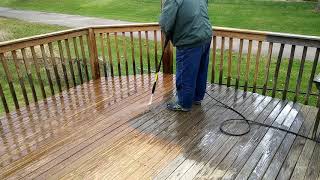 Washing The Deck