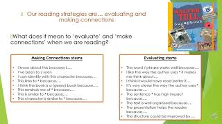 Year 5 Home Learning - Reading - Monday 11th January