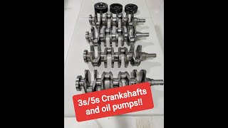 3sgte Crankshafts and oil pumps