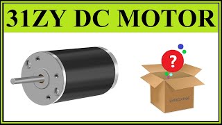 31ZY DC High Speed Motor 24V 3500rpm Unboxing