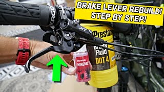 How To Rebuild Brake Lever on Shimano XT