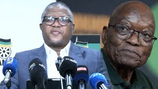 ANC Expels Jacob Zuma | Fikile Mbalula Gives Statement On Zuma’s Expelling