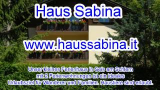 SchlernFƎnster - Haus Sabina-Seis am Schlern