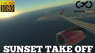 Roar engine from Airbus A321 taking off from PHNL | infinite flight simulator