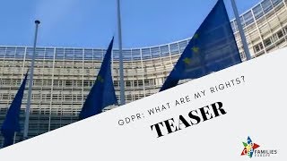 TEASER - GDPR: What are my rights? video series