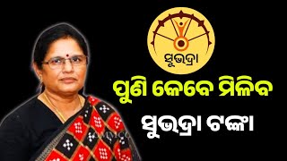 ପୁଣି କେବେ ମିଳିବ ସୁଭଦ୍ରା ଟଙ୍କା//Subhadra yojana next payment date #subhadrayojana