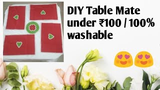 DIY Table Mate/ Table mate making at home/ Easy DIY