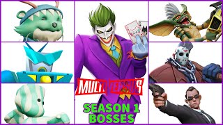 MULTIVERSUS SEASON 1 BOSSES