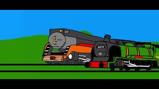 (Thank You All For 1,031 Subscribers) SP GS-4 4449 'Daylight' Vs SR N15 777 'Sir Lamiel' Animation