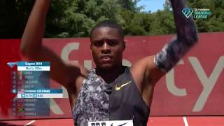 Coleman Runs Impressive 9.81 across 100m at the 2019 Prefontaine Classic to take 1st Place!