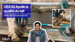 Qualité du lait - Faisceaux IQ Apollo - GAEC des Chardonnerets (74) 🐄