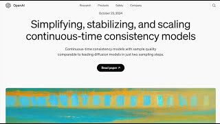 OpenAi Continuous Time Consistency Model: Real Time Ai Media Generation | Ai audio podcast 18