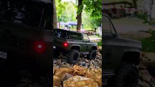 Realistic crawling with traxxas trx4 Chevrolet Blazer #rc #crawler #like #subscribe #traxxas #trx4