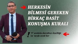 Diksiyon Dersleri - 7 Türkçede bazı kelimeleri yazıldığı gibi okumayız.